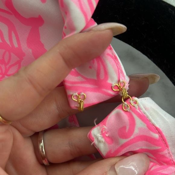 Lilly Pulitzer Linda Dress Pink Tropics Bunny Hop 💕 - Picture 5 of 5